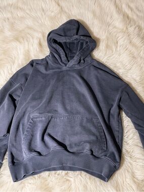 Women's Washed Slate Pullover Hoodie - Casual Everyday Sweatshirt
